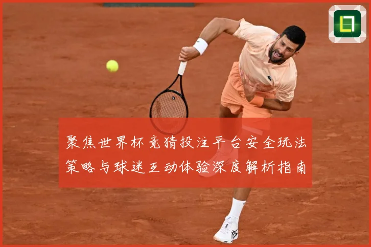 聚焦世界杯竞猜投注平台安全玩法策略与球迷互动体验深度解析指南
