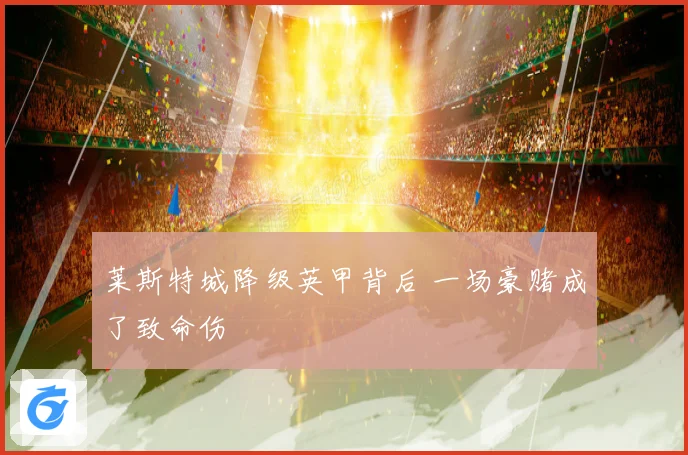 莱斯特城降级英甲背后 一场豪赌成了致命伤
